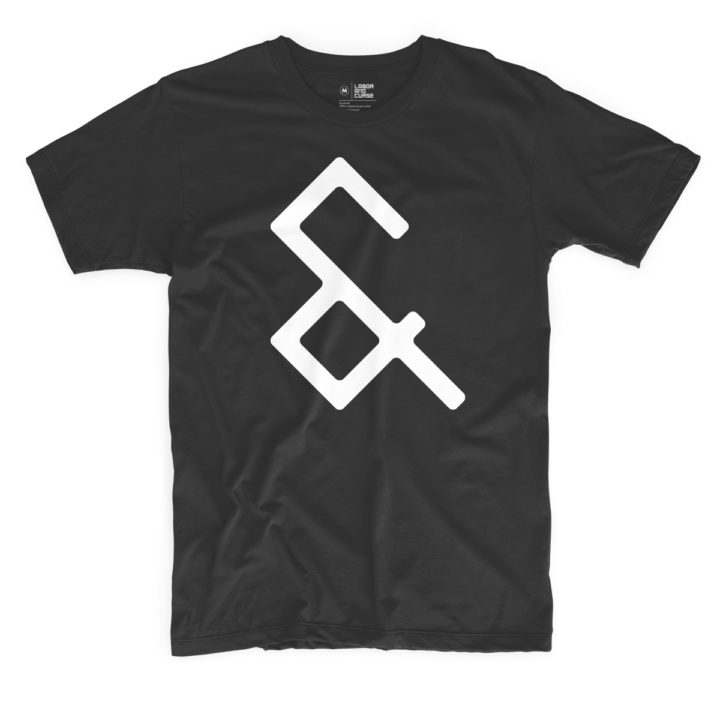 ampersand black shirt