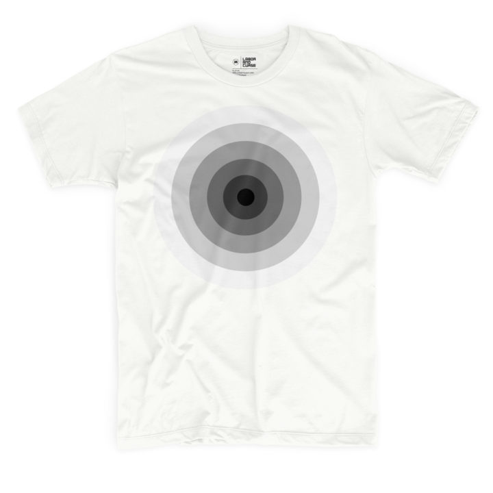 concentric white shirt