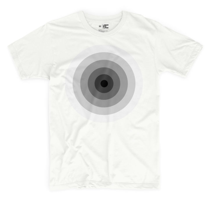 concentric white shirt