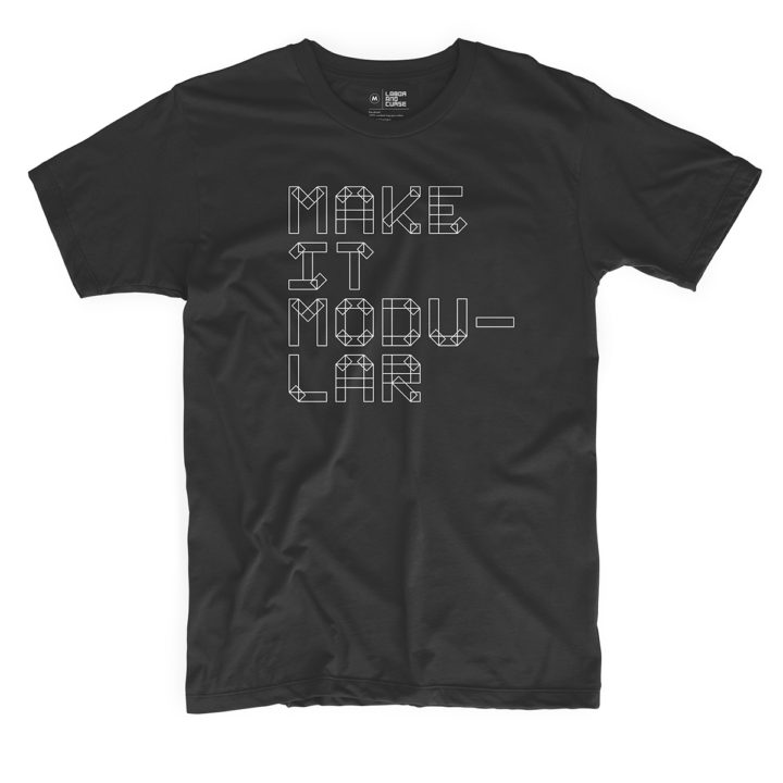 Make It Modular black shirt